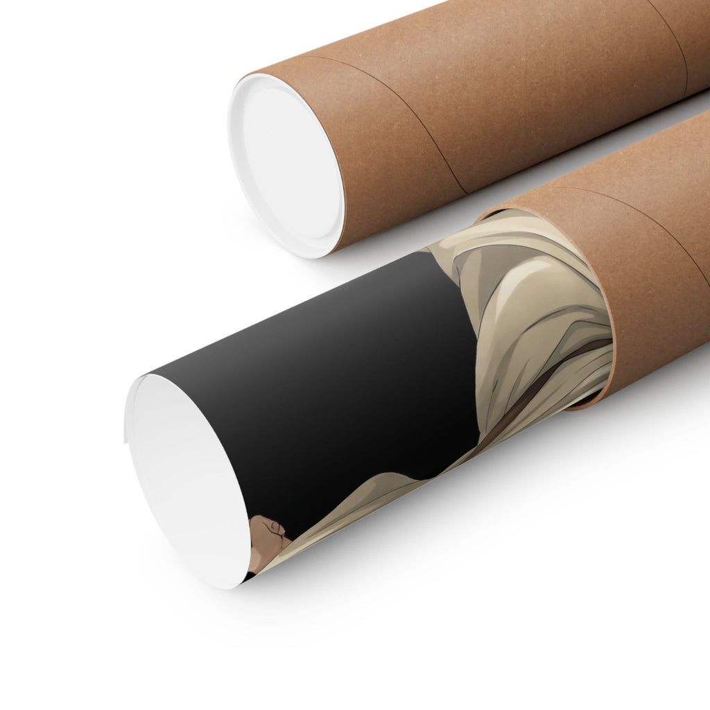 Kingdom Shining In The Light Matte Vertical Poster | Jesus-influenced Anime Art