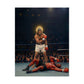No Text Jesus Boxing Poster — "The reason the Son of God appeared was to destroy the works of the devil." Matte Vertical Religious Wall Art
